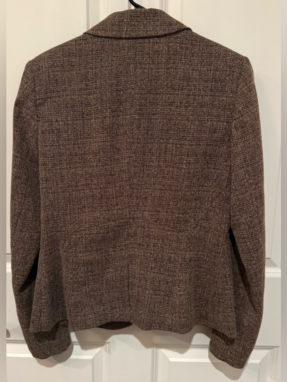 7th Avenue Brown Tweed Blazer & Skirt Suit Set - Brown - Picture 6 of 13